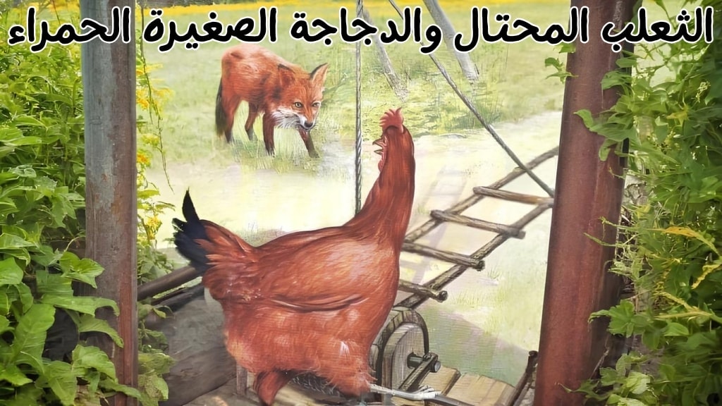 قصة الثعلب المحتال والدجاجة الصغيرة الحمراء