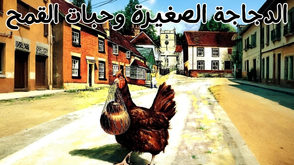 قصة الدجاجة الصغيرة الحمراء وحبات القمح
