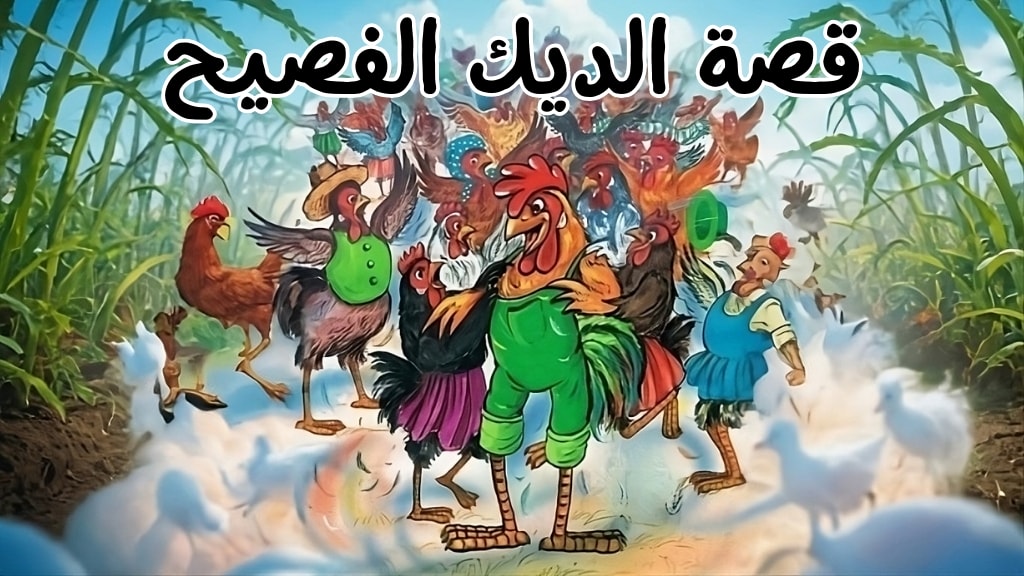 قصة الديك الفصيح