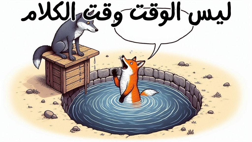 قصة ليس الوقت وقت الكلام