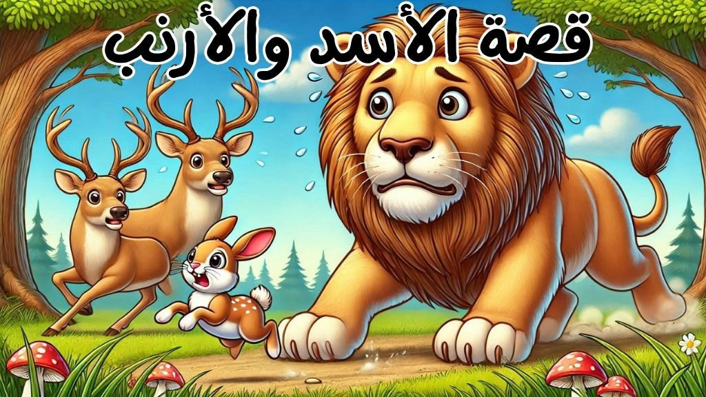 قصة الأسد والأرنب