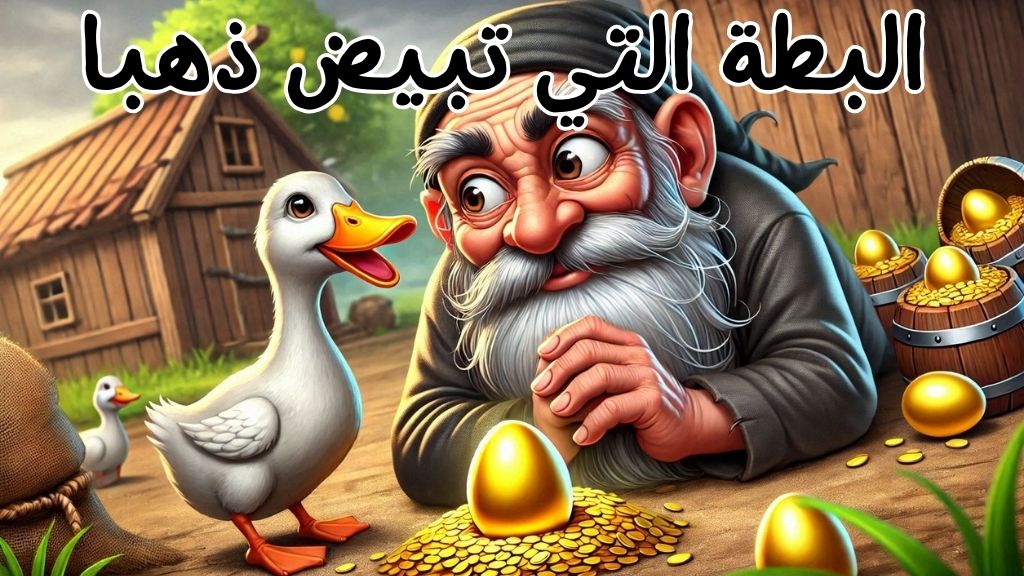 قصة البطة التي تبيض ذهبا