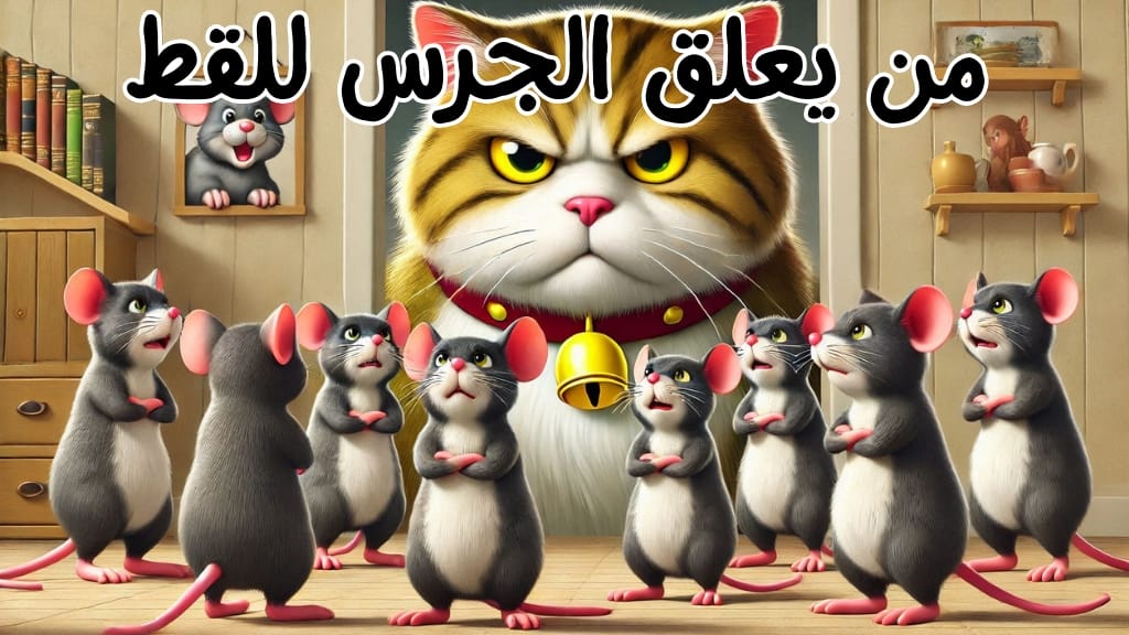 قصة من يعلق الجرس حول عنق القط