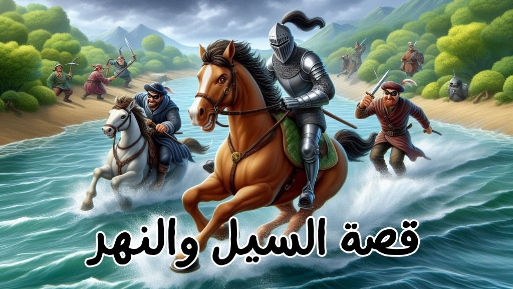 قصة السيل والنهر