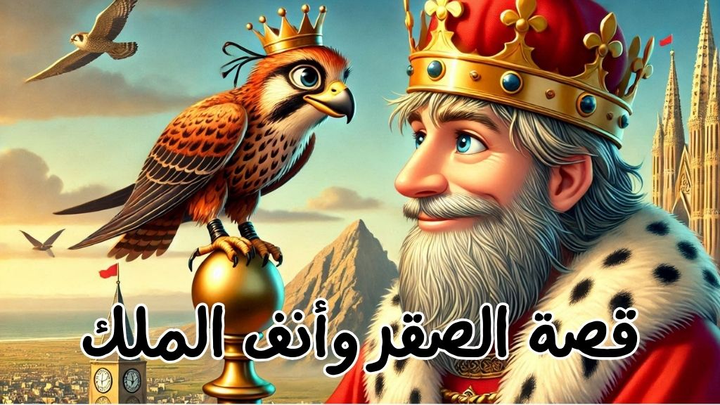 قصة الصقر وأنف الملك