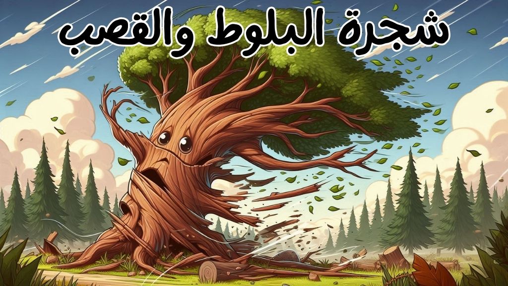 قصة شجرة البلوط والقصب