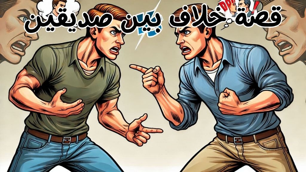 قصة خلاف بين صديقين