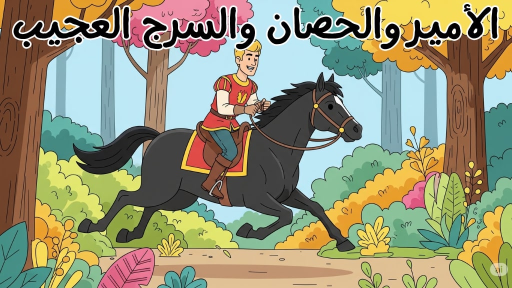 قصة الأمير والحصان والسرج العجيب