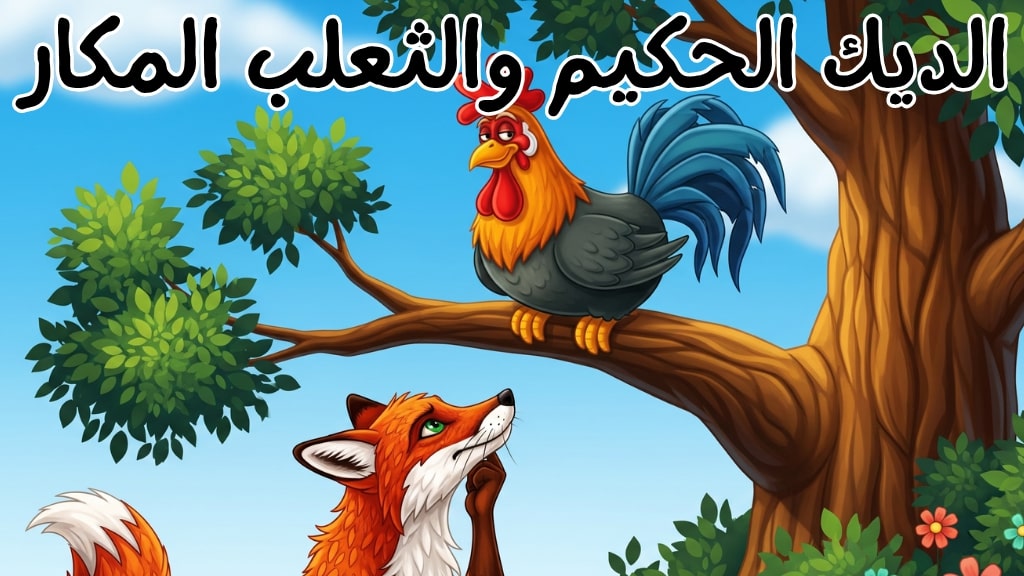 قصة الديك الحكيم والثعلب المكار