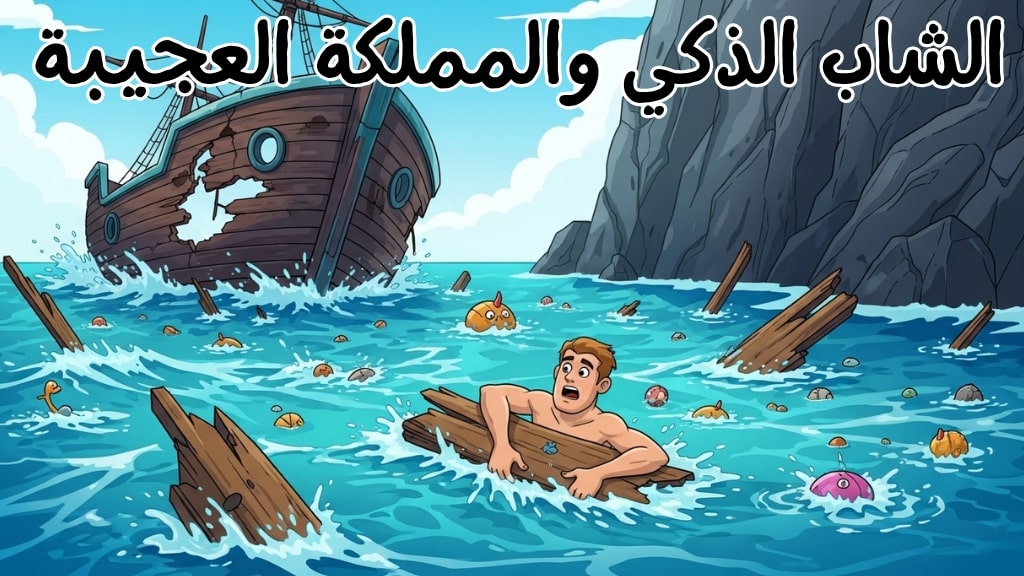 قصة الشاب الذكي والمملكة العجيبة