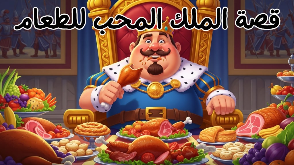 قصة الملك المحب للطعام