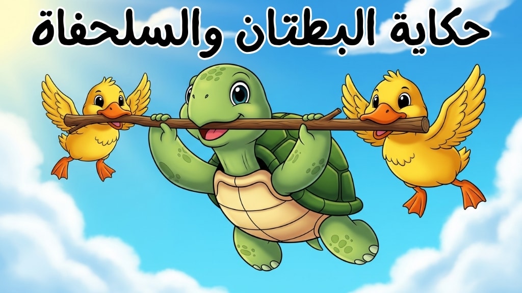 حكاية البطتان والسلحفاة